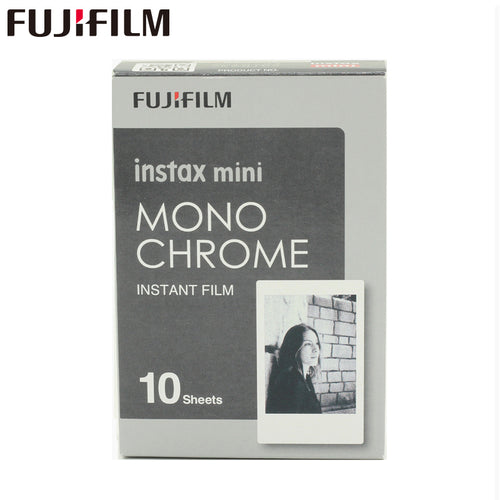 Fujifilm Fuji Instax Mini 8 Monochrome Film 10 Sheets Black and White - Photography Stop Ireland