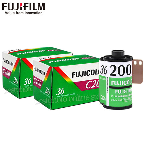 2 pc Fujifilm C200 Color 35mm Film 36 Exposure - Photography Stop Ireland