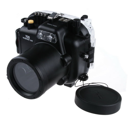 Waterproof Underwater Housing Camera Housing Case for Canon 70D 18-135mm Lens Meikon - Photography Stop Ireland