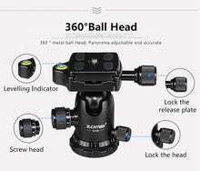 Zomei Q555 professional aluminum flexible camera tripod stand with  ball head for DSLR cameras - Photography Stop Ireland